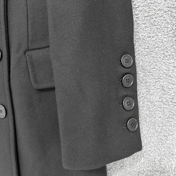 Club Monaco Cinched Waist Insulated Long Wool Coat - Picture 8 of 8